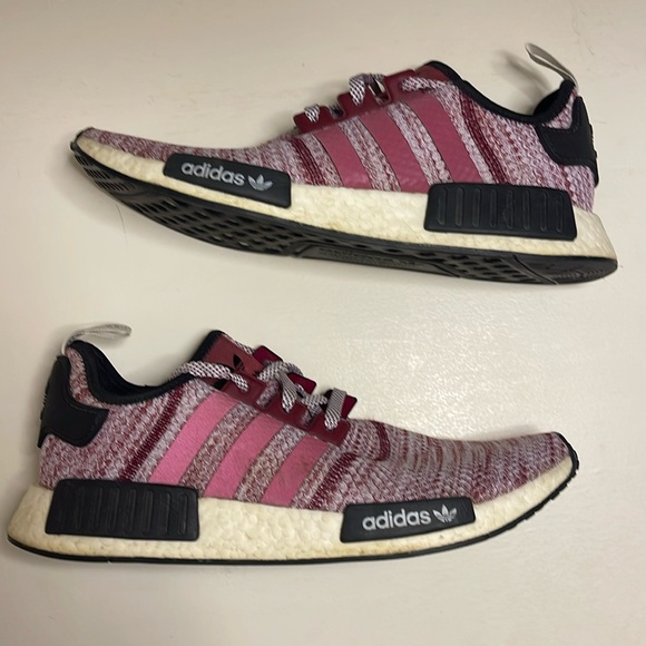 Size 12 Adidas NMD Burgundy - Picture 1 of 5